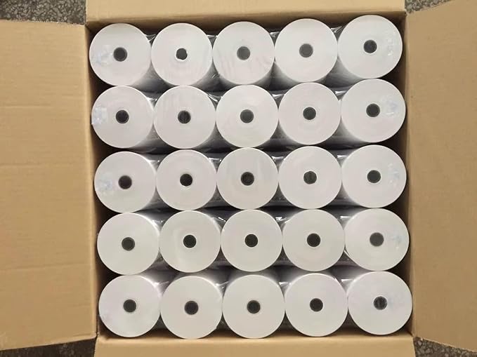 2 1/4" x 13' Thermal Paper Cash Register POS Receipt Paper Credit Card Paper 2 Roll 3000LABELS DIRECT