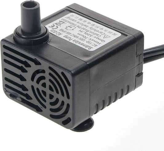 Submersible Water Pump, Ultra Quiet Water Pump Mini Fountain Pump, Underwater Pump 80 GPH (300LH, 4W) for for Fish Tank, Pond, Aquarium, Statuary, Hydroponics