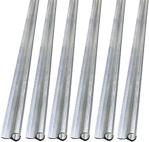 6Pcs Awning Rail C Channel 6X60cm RV Aluminum Awning Channel Strips for All Campervan, Caravan, Camping Tent Equipment Awnings Accessories