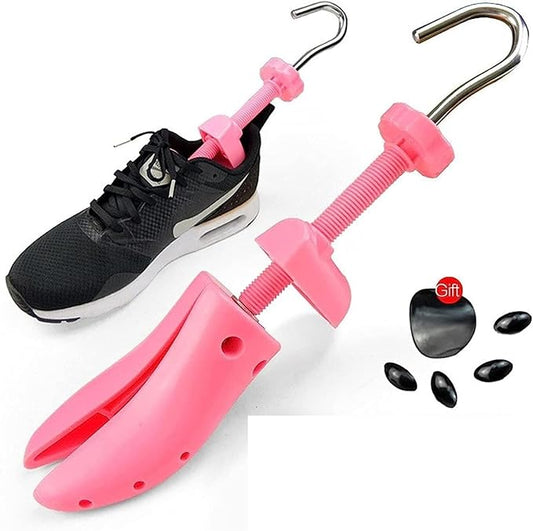 Professional Shoe Stretcher 1 PC Expanding Shoes Tree Shoe Support Device for Men and Women Tree High-Grade Plastic Shoe Tree Expander (Color : Pink, Size : 36 42)