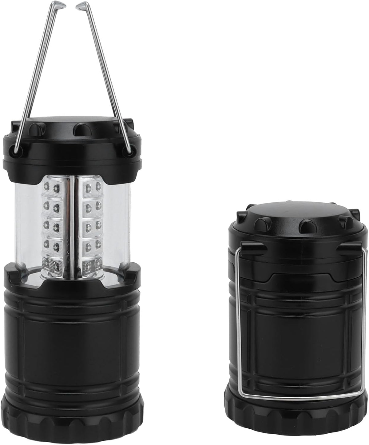 Hyuduo 30LEDs Portable Camping Lamp Tent Light Outdoor Light Battery Powered with ABS Shell Compass Level for Hiking Camping Emergency