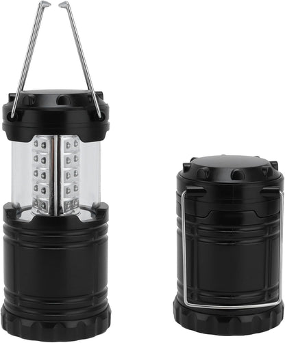 Hyuduo 30LEDs Portable Camping Lamp Tent Light Outdoor Light Battery Powered with ABS Shell Compass Level for Hiking Camping Emergency
