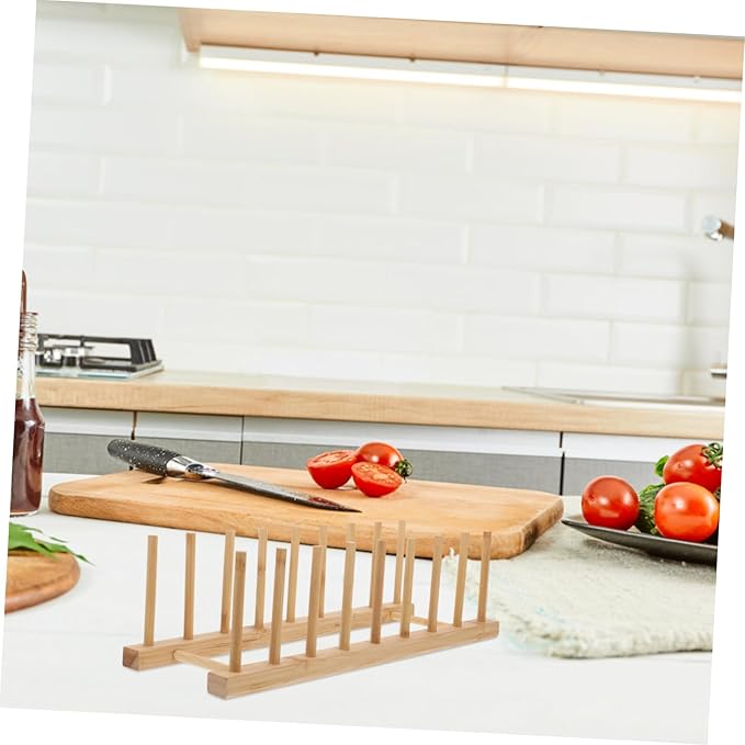 Plate Storage Rack Kitchen Dishware Basket Sink Dish Drainer Kitchen Utensil Holder Dish Drying Rack Plate Holder for Cabinet Plate Drying Rack Dishes Organizer Rack Khaki