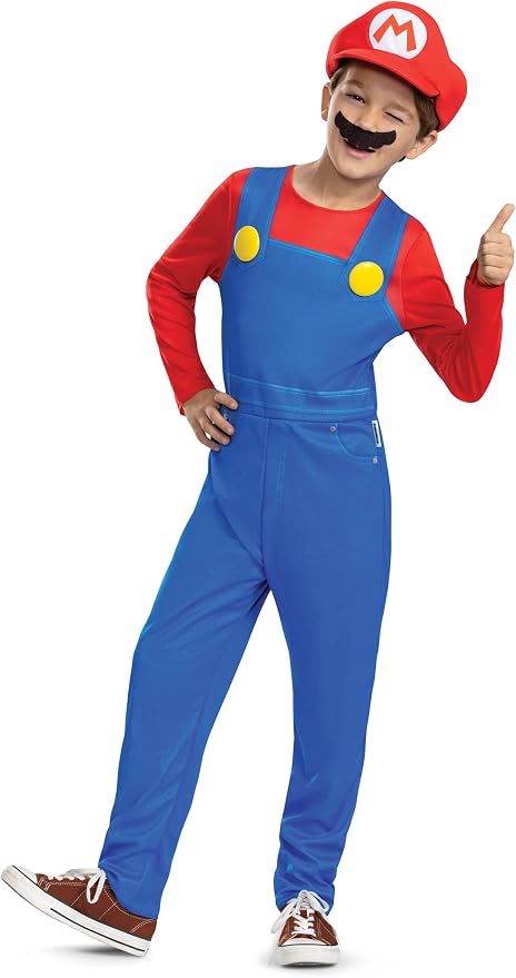 Disguise Boys' Mario Elevated Classic Child Costume
