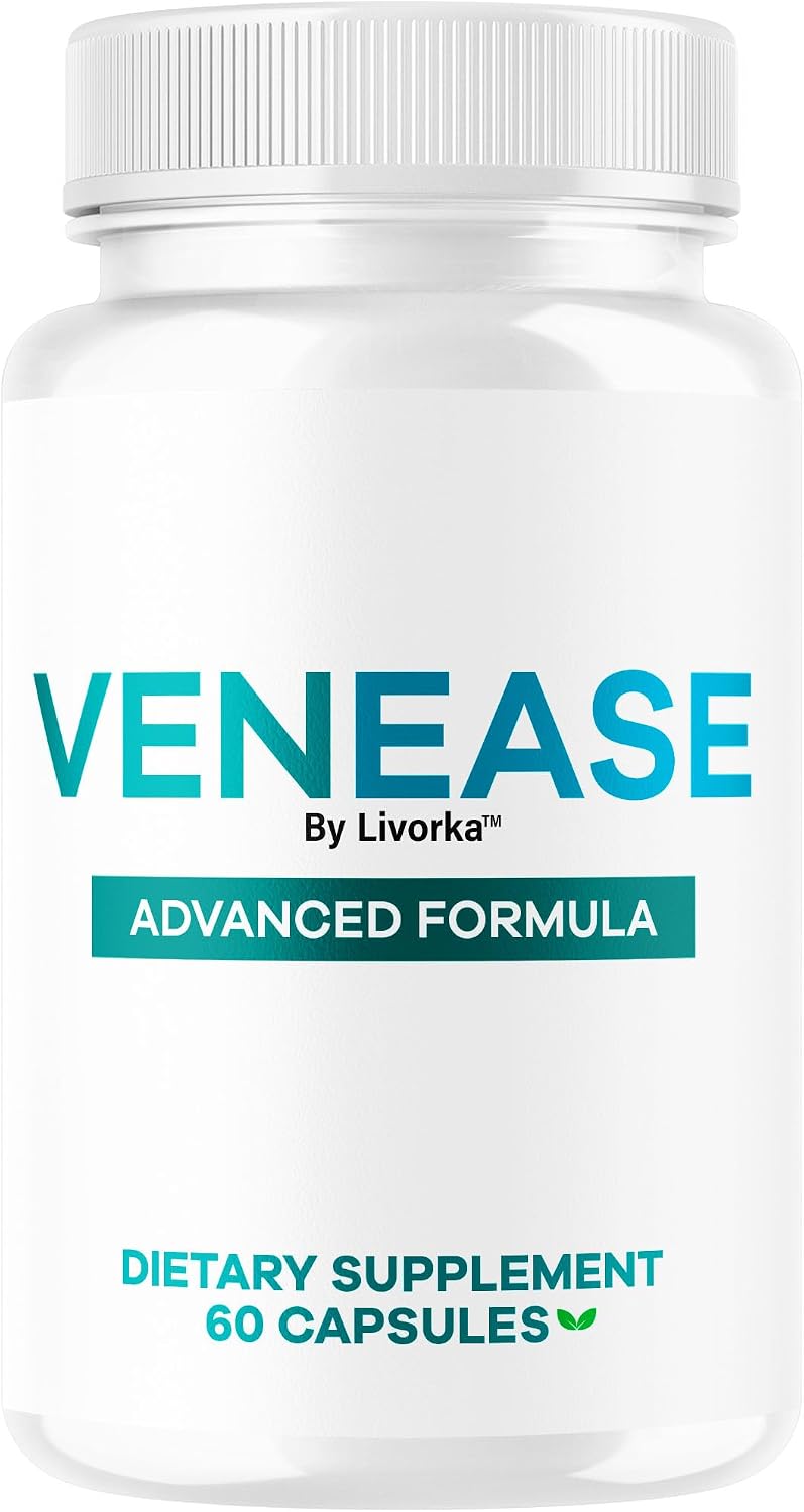 PureHealth Research Venease Capsules - Official Venease Pills Premium Supplement Support Advanced Formula All Natural for Vein Wellness & Health Multivitamin Pure Formula Reviews, 60 Capsules for 1 Month