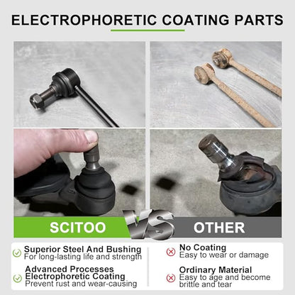 SCITOO 1 Piece Front Suspension K80631 Stabilizer Bar Final Link for Cadillac Escalade for Chevy Astro Avalanche 15002500 Blazer Colorado for GMC Sierra 15001500 HD25002500