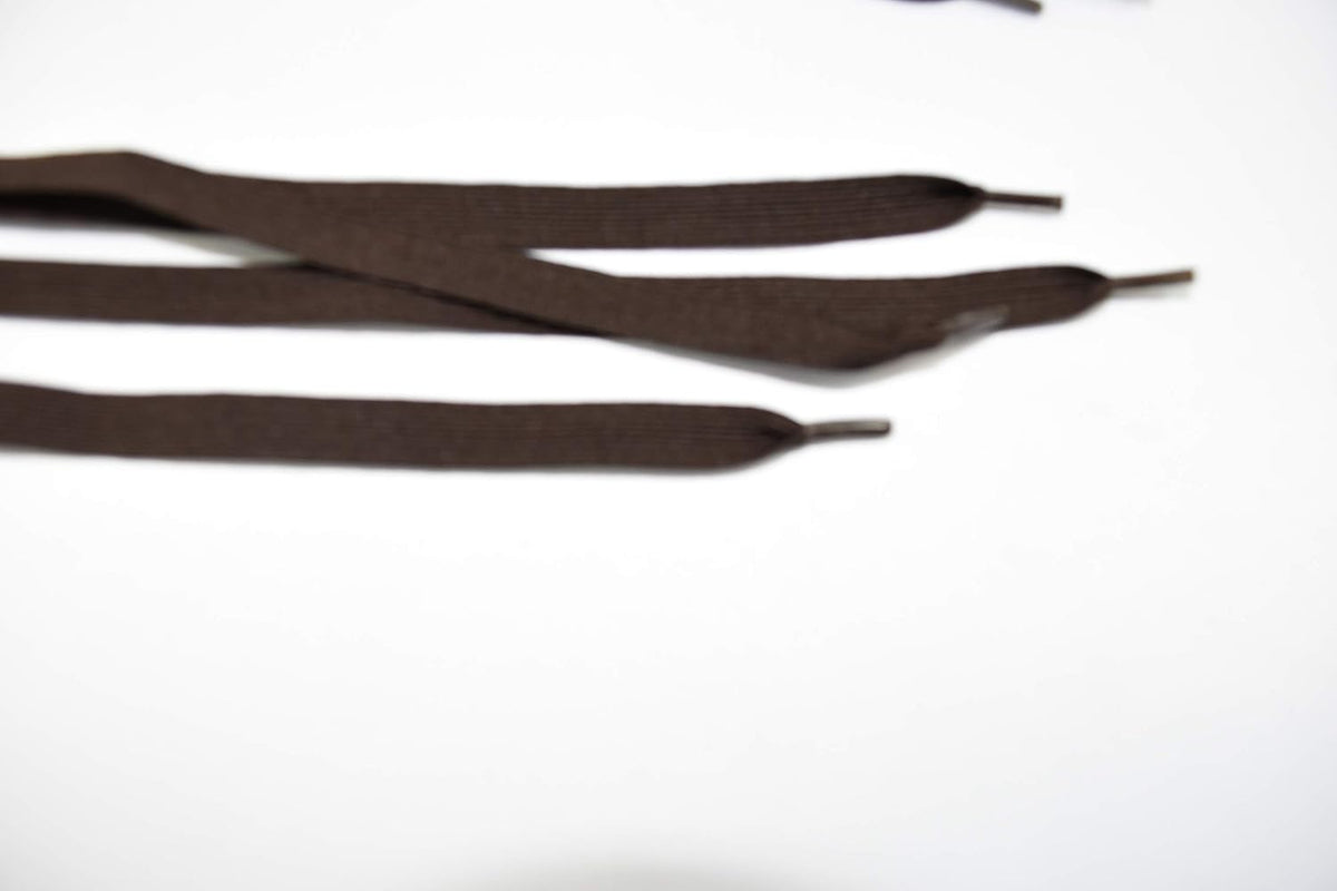 Mercer Wide-Elastic Shoelaces, Brown, 36" - 2 Pair