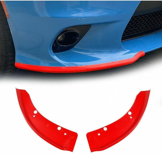 Front Bumper Lip Splitter Protector Cover Trim Red, make your driving easier