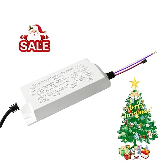 72W Magnetic LED Driver, 0-10V Dimmable, 0-100 Dimming,1850 Ma, Constant Current LED Driver Supply for LED Strip Light, Under Cabinet