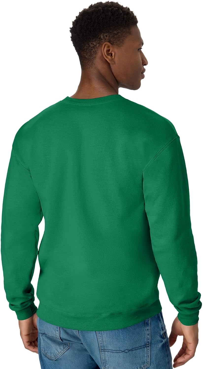 Hanes Sweatshirt, EcoSmart Fleece Crewneck Sweatshirt, Big & Tall Available, 1 or 2-Pack