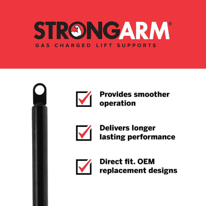 Strongarm 12 Inch Extended Length Automotive Replacement Hood Lift Support for 1982-1992 Chevrolet Camaro & Pontiac Firebird; Part #4422