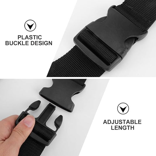 PACKOVE Fanny Pack Extender Strap Fanny Pack Extender Belt Waist Pack Extender Strap Adjustable Elastic Strap, Belt Extender For Waist Bag