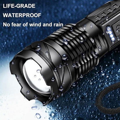 2PCS Rechargeable Flashlights High Lumens, 7mode Flashlights Rechargeable Super Bright High Powered Flash Light Adjustable Tactical Flashlight LED Flashlight, for Emergency Home