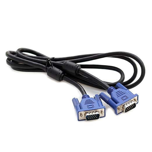 1.5M VGA 36 15Pin VGA D-Sub Video Cable Male to Male Fit Compatible Computers Monitors Projects with VGA Ports