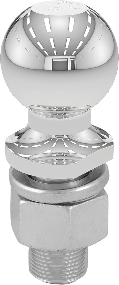 CURT 40078 2-5/16-Inch Chrome Trailer Hitch Ball, 15,000 lbs, 1-1/4 x 2-5/8-Inch Shank