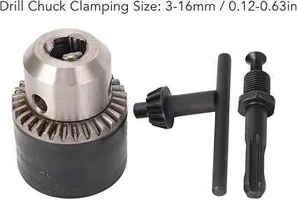 3-jaw Drill Chuck, Drill Chuck 3-16mm