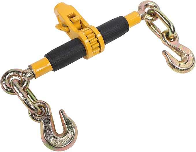 Labor Saving, Bumpy Textured Rubber Grip, Excellent Alloy Steel Material, Detachable, Wide Application Ratchet Chain With Chain for Stationary Transportation