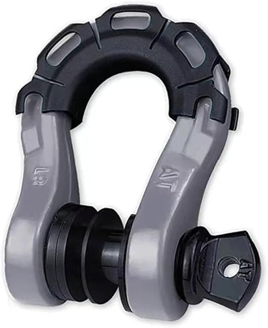 8T Trailer Shackles in Strength Forging Shackles Off Road Vehicles Trailer Shackles(Gray)