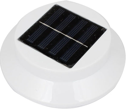 Qtqgoitem Outdoor Lawn Fence 3 LEDs Yellow Solar Power Panel Light Lamp (Model: 603 787 438 163 547)