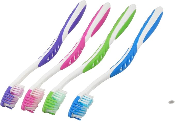 Qtqgoitem 4 Pcs Assorted Color Plastic Handle Cleaning Brush (Model: 0e4 7bf 220 ef6 208)