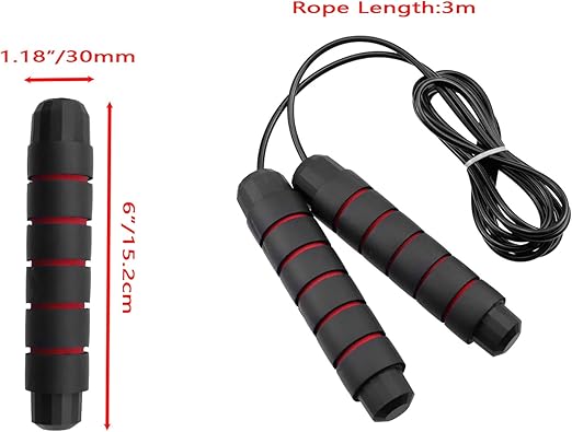 2 Pcs Skipping Rope Jumping Rope for Workout Adjustable Jumping Rope