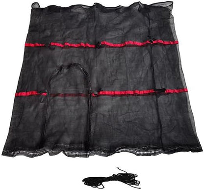 Replacement Trampoline Safety Net, UV Resistant Tear Resistant, 55 Inch KidsTrampoline Enclosure Surround Netting,55 Inch,Black