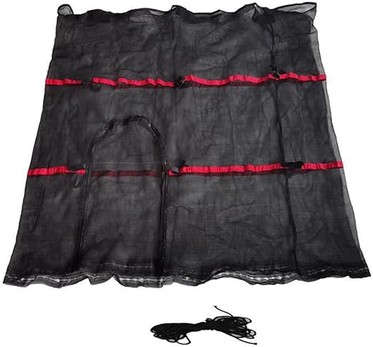 Replacement Trampoline Safety Net, UV Resistant Tear Resistant, 55 Inch KidsTrampoline Enclosure Surround Netting,55 Inch,Black