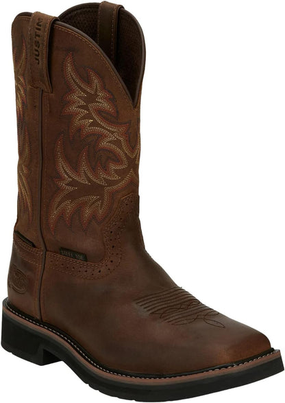 Work Boot for Men - Durable Construction, Slip-Resistant Sole, Comfortable Fit