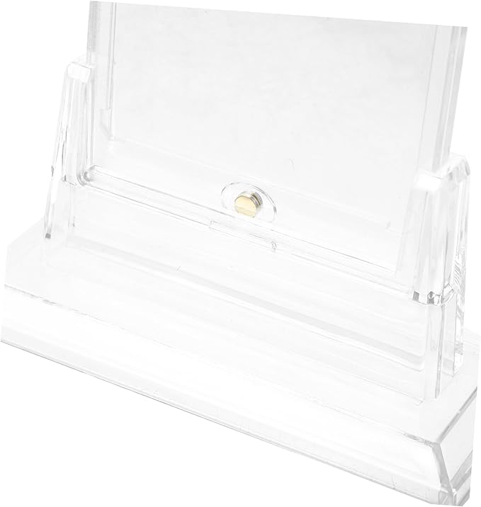 VANZACK 3 Sets Football Card Display Stand Display Shelves Display Shelf Trading Card Display Frame Card Stand Baseball Card Display Rack Trading Card Support Card Holder Stand Plastic