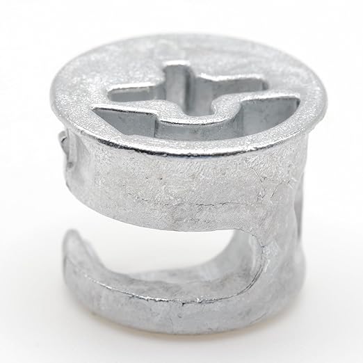 ReplacementScrews Eccentric Cam Locks Compatible with IKEA 103114 (Kullen, Alex, MICKE) Case with Flange - 12mm x 10mm - Zinc Alloy (Pack of 12)