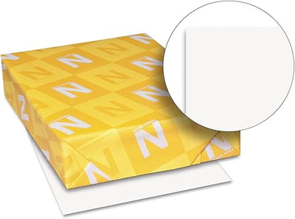Neenah Exact Vellum Bristol, 8.5" x 11", 67 lb147 gsm, White, 94 Brightness, 250 Sheets (80211)