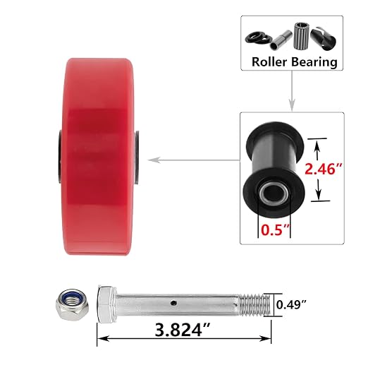 6"X 2" Heavy Duty Casters - Industrial Casters Polyurethane Caster with Strong Load-Bearing Capacity 5000 LB, Heavy Duty casters Set of 4, Widely Used in Furniture,WorkBrench,Tool Box (2BRAKE,2RIGID)