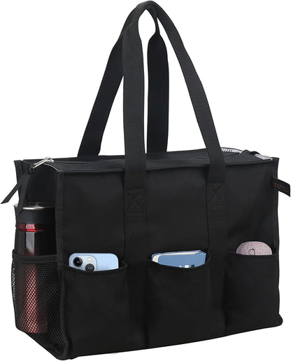 ABAMERICA Nurse Bags for Work: Multiple Pockets, Waterproof, Organizing Zip Top Clinical Bag for Nursing Students