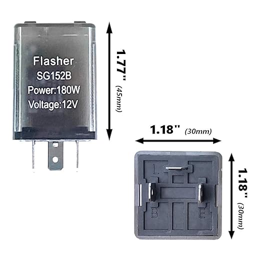 MGI SpeedWare 3-Pin LED Turn Signal Flasher Relay