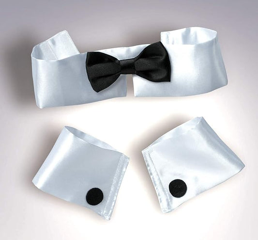 Forum Women's Costume Collar Bow Tie and Cuff Set