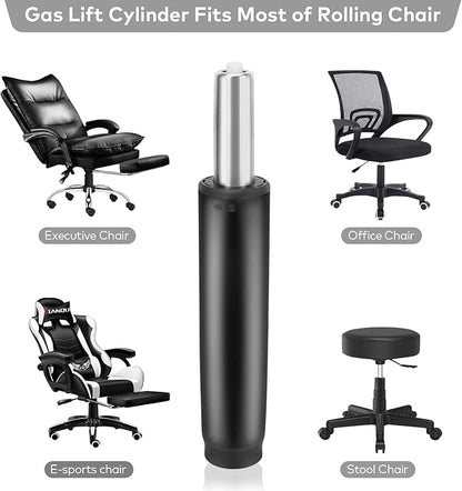 DOZYANT Gas Lift Cylinder Replacement,Hydraulic Pneumatic Shock Piston Heavy Duty (450 lbs) Universal Size Fits Most Executive Office Chairs, Highest End Class 4