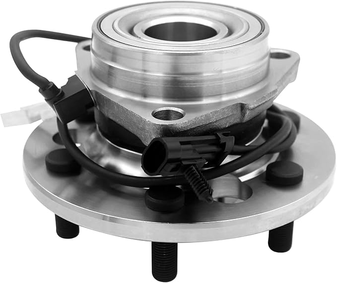 (727) 515024 Front Wheel Bearing Hub Assembly 4WD for Chevy Tahoe K1500 K2500 Suburban, GMC Yukon K1500 K2500 Suburban (Old Body Style Only), Cadillac Escalade Hub Bearing 6 Lugs w/ABS 4x4