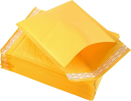 Bubble Mailers 6x8 Inch Self Seal Padded Envelopes Small Bubble Envelopes Shipping polymailer Bags (25Pack)