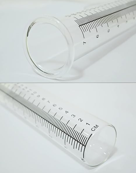 7" Plastic Rain Gauge Replacement Tube, 8.25 x 2.25 x 1.75 inches Cold Resistance Crack Resistance for Outdoor Garden Yard Home