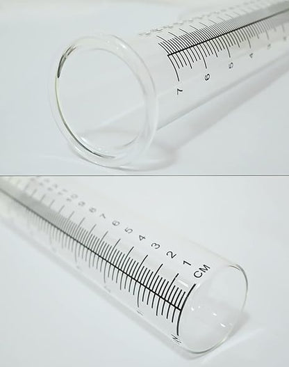 7" Plastic Rain Gauge Replacement Tube, 8.25 x 2.25 x 1.75 inches Cold Resistance Crack Resistance for Outdoor Garden Yard Home