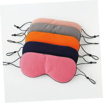 Sleep Eye Mask Breathable Ice Silk HotPerfect for Travel Home Hotel Adjustable Strap (Root Light Grey)
