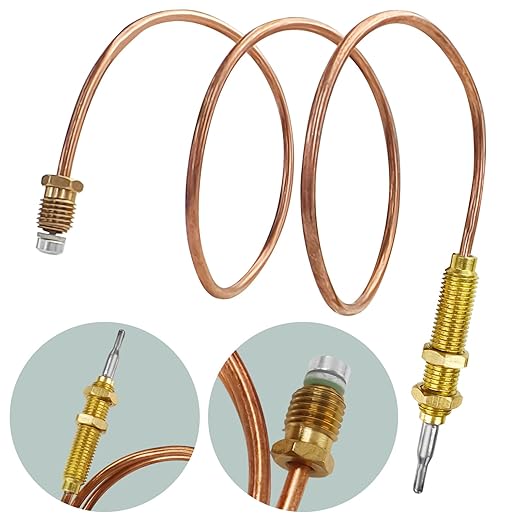 Thermocouple F273117 for Propane Tank Top Heaters, Patio Thermopile Replacement for Mr. Heater Models (MH12CMH24TMH42T)
