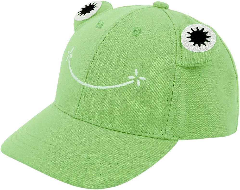 Giovacker Kids Adults Unisex Shiny Sequins Mesh Baseball Cap Cat Ears Rhinestones Decor Peak Cap Adjustable Sunhat