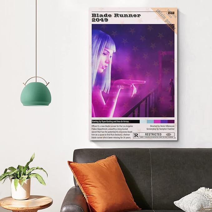 DOKTor Blade Runner 2049 Movie Aesthetic Posters Decorative Painting Canvas Wall Posters And Art Picture Print Modern Family Bedroom Decor Posters 12x18inch(30x45cm)