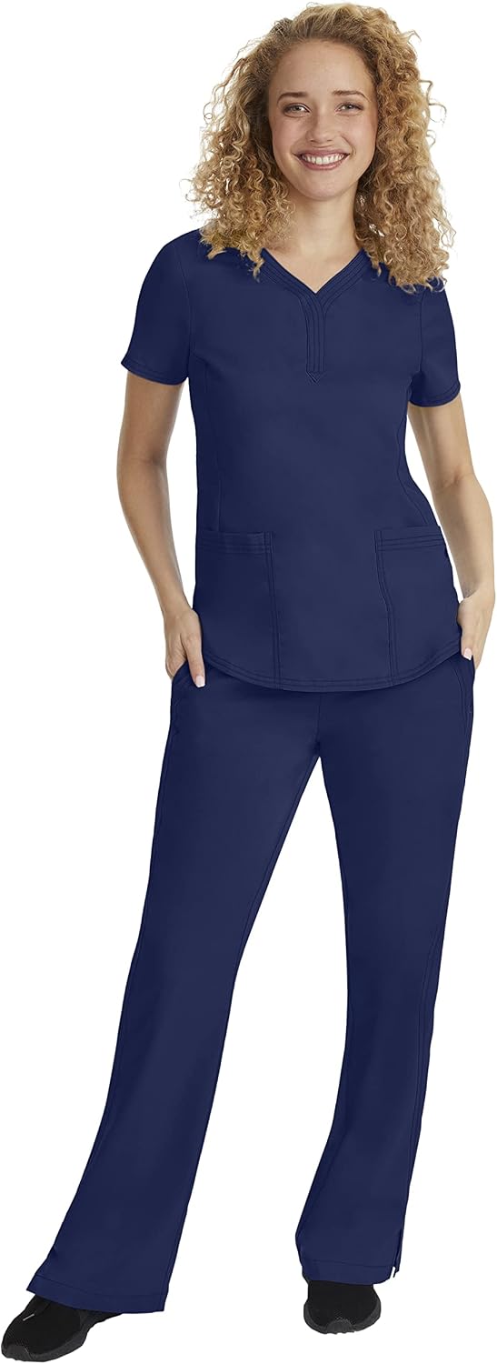 Taylor Women's Pants Mid Rise with 2 Pockets & Back Elastic Waistband 9095