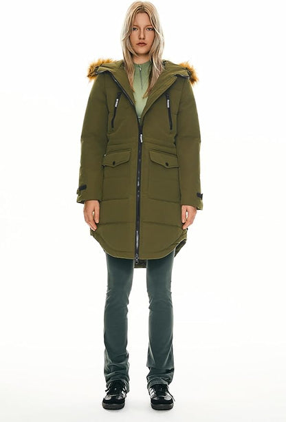 Orolay Women's Thickened Down Jacket Winter Warm Down Coat