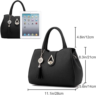 Dayfine Women Purses and Handbags Top Handle Bag Satchel Purse Shoulder Crossbody Bags Messenger Tote Bag for Ladies