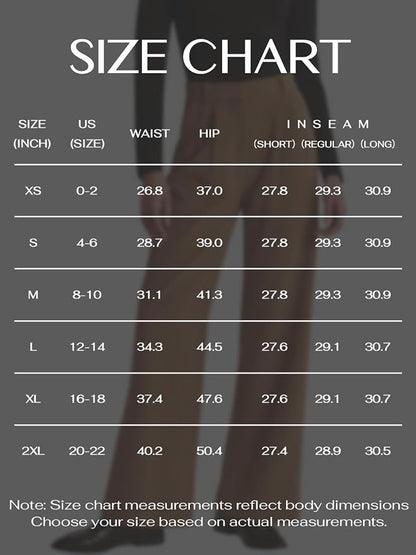 NIMIN Women Wide Leg Pants High Waisted Dressy Work Trousers Business Casual Palazzo Pants with Pockets