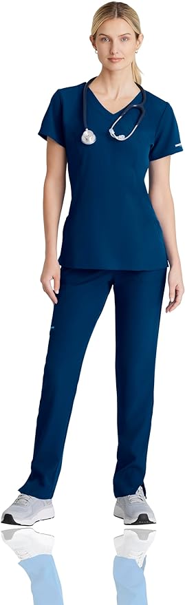 BARCO Skechers Vitality Charge Scrub Pant for Women - Mid-Rise Medical Pant, 4-Way Stretch Women's Scrub Pant