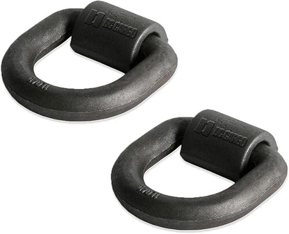DC Cargo Weld-On D-Ring Tie-Down Anchors – 1" (2 Pack) Heavy-Duty Forged Steel with 46,800 lb. ABS – Rotating D-Rings Secure & Durable for Trailers, Trucks, Warehouses, Docks